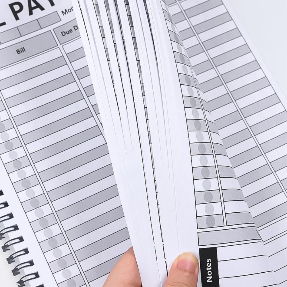 Блокнот для отслеживания счетов и финансового бюджета для семей и управляющих деньгами