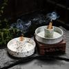 Ceramic Palo Santo Holder Incense Burner for Palo Santo Sticks Incense Holder Scent Wood Stand and Ash Catche