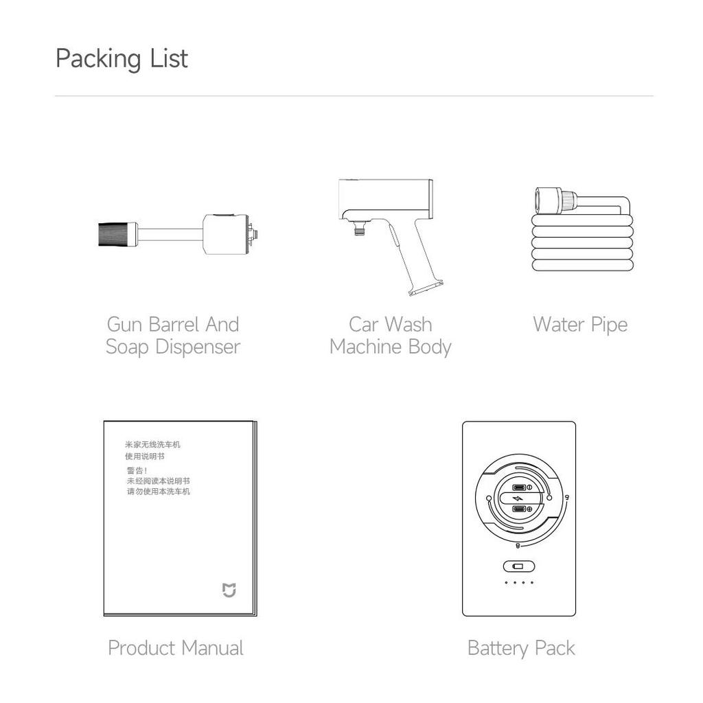 Беспроводная автомобильная стиральная машина Xiaomi Mijia