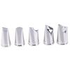 5Pcs Rose Petal Metal Cream Tips Cake Decorating Tool Icing Piping Nozzles