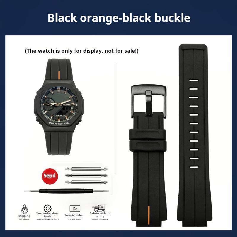 Силиконовый браслет Для Casio G-SHOCK GA-2100 Силиконовый ремешок GA2100 GA2110 GA-B2100 DW5600 GM5600 Модифицированный мужской резиновый ремешок для часов