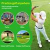 Retractable Golf Swing Training Aid Portable Grip Trainer with Click Feedback for Right And Left Handed Golfers Warm Up Stick Telescopic Short Club