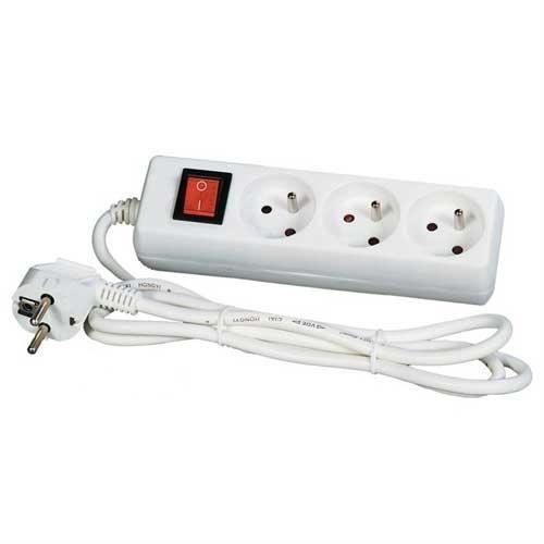 Bloc Multiprises X 3 Avec Interrupteur