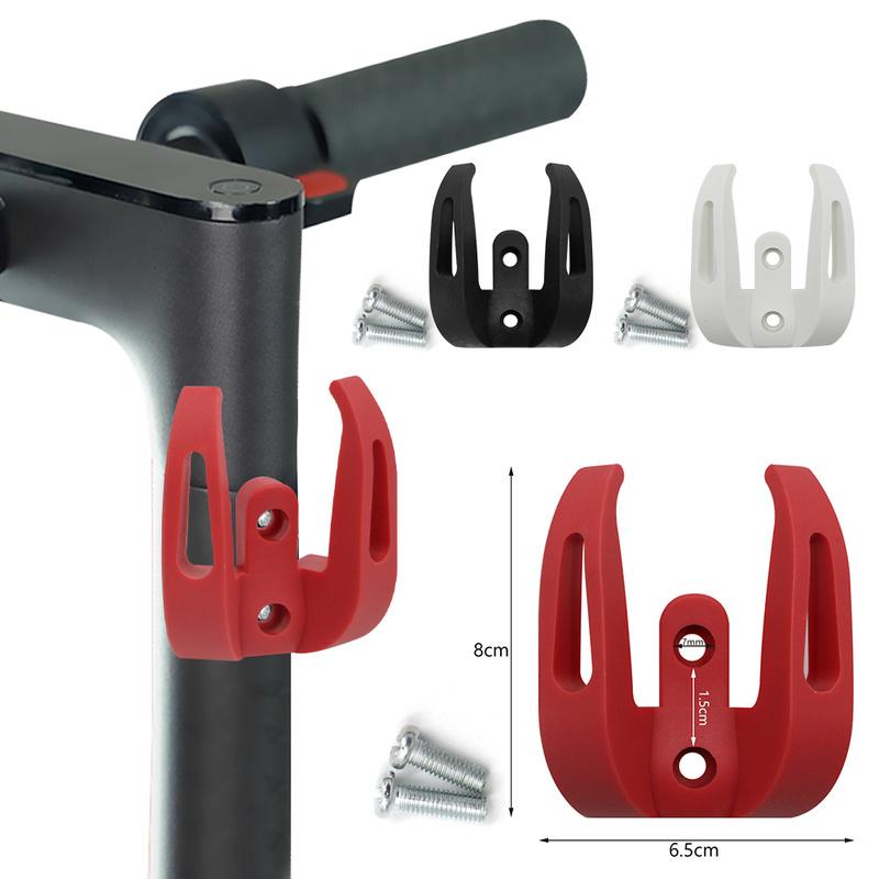 1Pc Electric Scooter Front Hanger Electric Scooter Accessories Scooter Bag Helmet Dual Claw Hook Bags Grip Storage Holder Rack