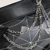 Сумки-мессенджеры в панк-стиле, Хэллоуин, готические, с бабочками, паучьей сетью, сумки-тоуты