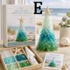 Pebble Stones Sea Glass Tree Kit 3D Design Christmas Craft Set Sea Glass Craft Set  Home Decor