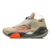 Баскетбольные кроссовки Li Ning All City 8 V2 Wade Series с амортизацией, нескользящие, износостойкие, средней высоты, мужские баскетбольные кроссовки цвета хаки ABAQ023-21