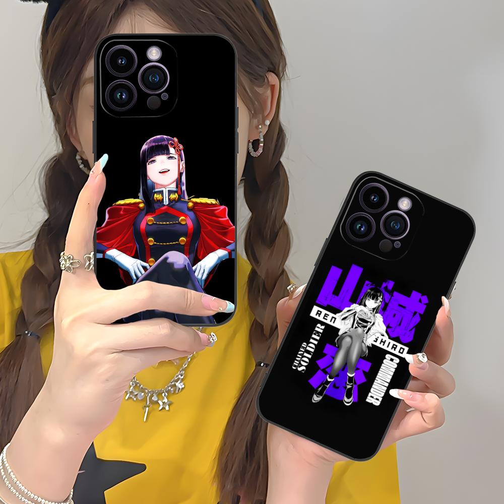 Матовое защитное чехол Mato seihei Ren Yamashiro для мобильного телефона iPhone 17 16 15 14 13 12 11 X XR XS 8 7 Air Pro Max Plus Mini