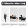 DECDEAL USB Brushless Water Pump with Strainer Ultra quiet DC12V Micro Brushless Water Oil Pump Waterproof Submersible