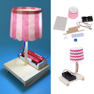 Детский научный эксперимент DIY игрушки Мини деревянная настольная лампа Gizmo Toys Set