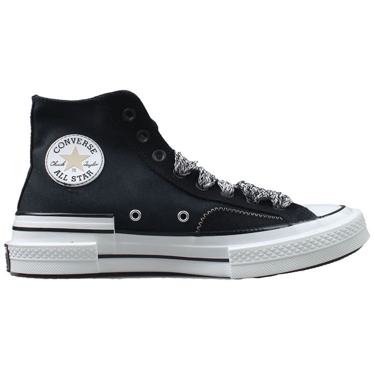 Converse Chuck 70 High Black Double Vulc Unisex Sneakers White A07075C