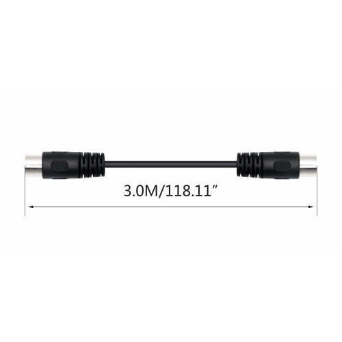 SinLoon MIDI Cable, 7-Pin DIN to 10-Pin MIDI Cable, 1ft DIN Male to Male Audio MIDI Extension Cable for MIDI Keyboards (Synthesizers, Organs, Electric