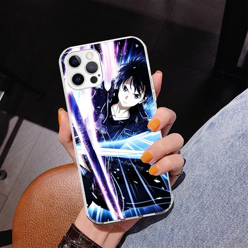 Sword Art Online Kirito Phone Case For iPhone 13 12 Mini 11 Pro Max XS XR X SE 7 8 Plus 5S 5 6S 6 Gift Print Cover Fundas