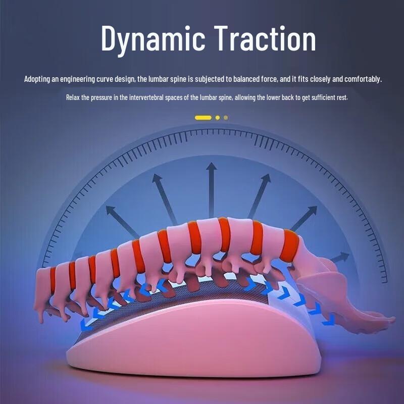 Поясничный массажер с автоматической тракцией
