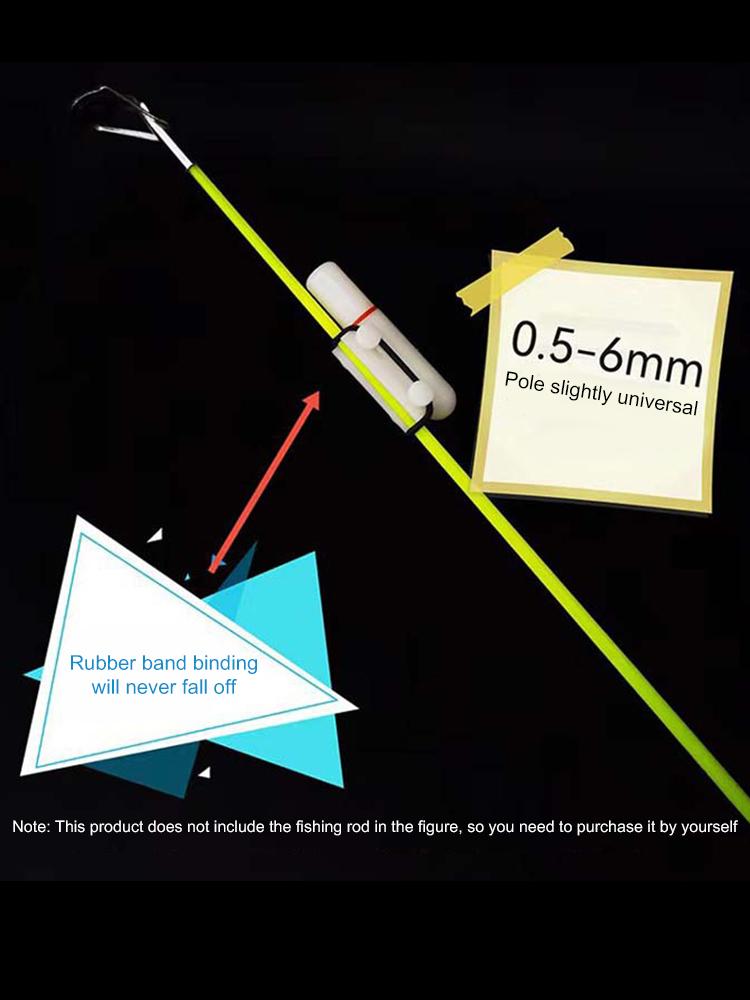 Светящаяся палка для удочки, съемный наконечник для удочки, водонепроницаемый индикатор оповещения для удочки для пресной и морской воды