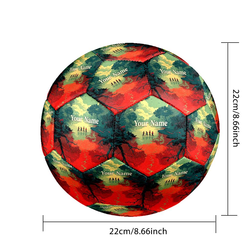 Size 5 FootballStranger Things Durable PU Soccer Ball for Sports Training Outdoor Competition