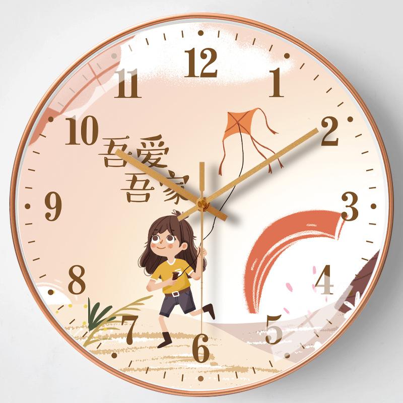 8-дюймовые 20 см современные простые часы для дома, гостиной, модные часы, креативные часы интернет-знаменитости, бесшумные настенные часы