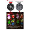 Led Snowflake Projection Light 16 Pattern Colorful Rotating Christmas Outdoor Decorative Lamp