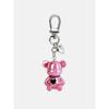 JUDY AND PAUL Rebo Marble Bear Heart Point Keychain