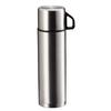 500ml Double Stainless Steel Water Bottle, Style Basic H-6826, Silver