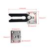 Sofa Interlocking Connector Heavy Duty Sectional Couch Joint Snap Alligator Clip Furniture Combination Metal Buckle