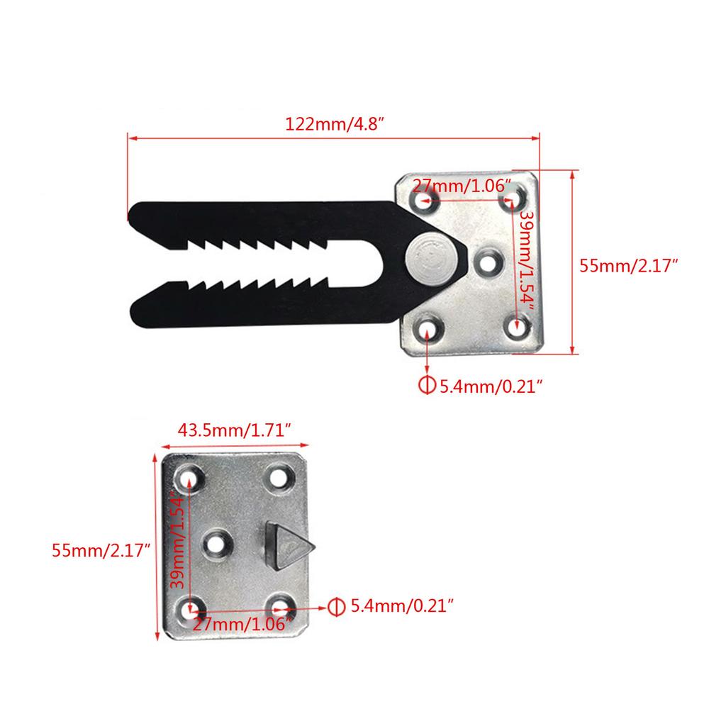 Sofa Interlocking Connector Heavy Duty Sectional Couch Joint Snap Alligator Clip Furniture Combination Metal Buckle