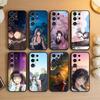F-Ринтаро Цумуги K-Каоруко Вагури Чехол для телефона для Samsung S26,S25,S24,S23,S22,S21,S20,Ultra,Plus,FE Черный Мягкий чехол