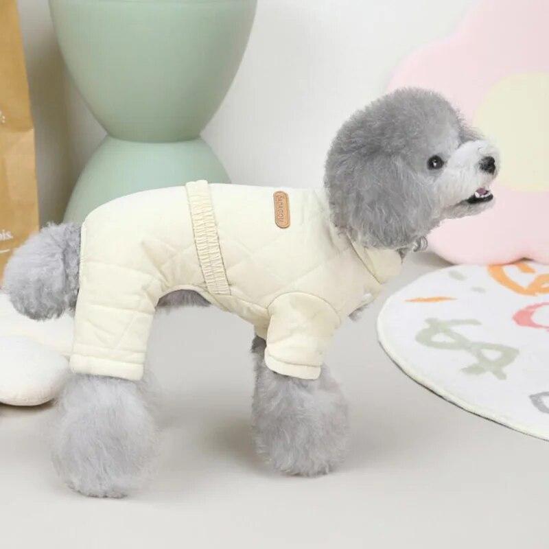 Одежда для собак для маленьких и средних собак, комбинезон, зимние теплые костюмы для щенков, французский бульдог, Чихуахуа, Йорки, пальто, одежда для домашних животных