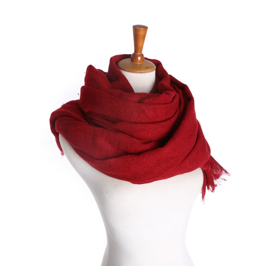 Однотонный шарф, свободный шарф для бороды, шаль, длинный шарф двойного назначения