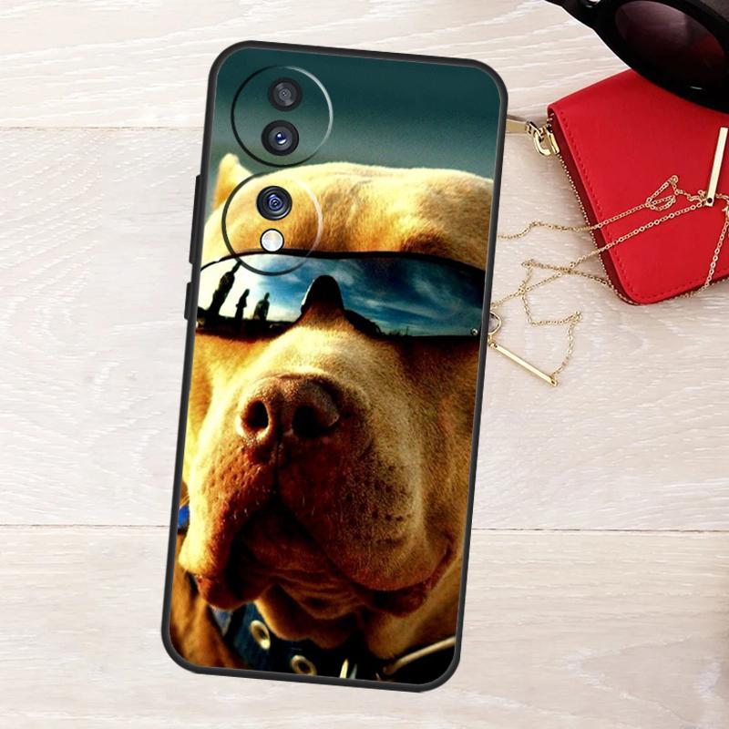 Pit Bull Lovely Dog Pitbull Case For Honor Magic 8 5 6 7 Lite X9a X9b X9c X9d X8b X8c Win RT 50 70 90 200 400 Pro Cover