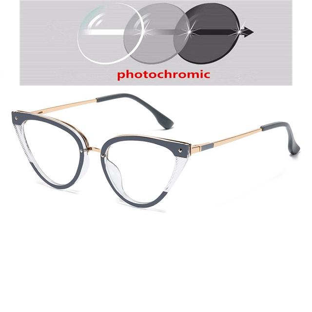 Зеленая оправа, анти-синий свет, кошачий глаз, очки по рецепту с цилиндром, Tr90, близорукие очки для женщин, от 0 до 0,5, 0,75 до -6