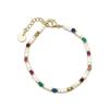Bracelet - Luxenter - Xolau - Nacre blanche - finition or 18k - 16 cm + 3 cm d'extension