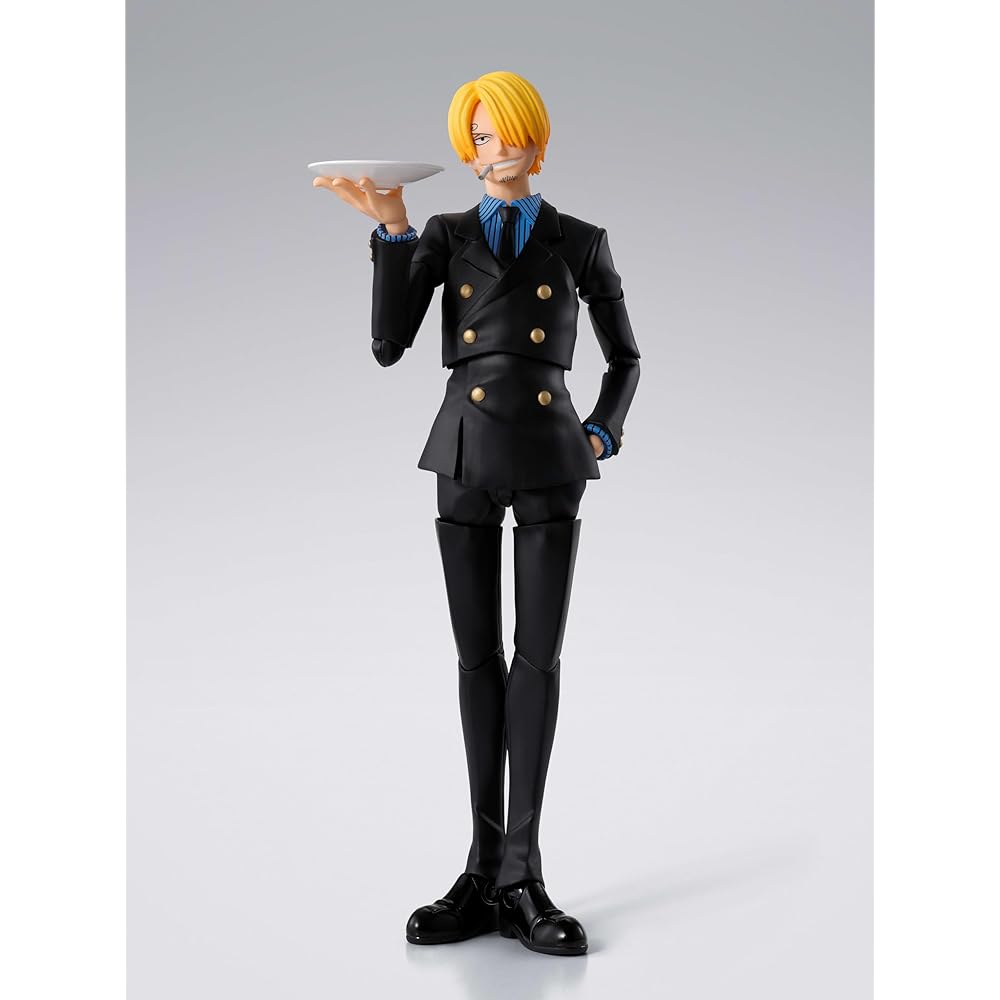 TAMASHII NATIONS S.H.Figuarts ONE PIECE Санджи - Рассвет Приключений - Приблизительно 155 мм ПВХ и АБС Окрашенная Подвижная Фигурка