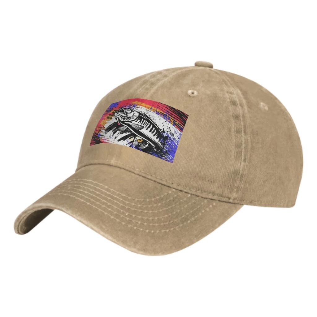 Sharp Toothed Fish Summer Classic Fashion Men Trucker Hat Cotton Breathable Women Cowboy Cap Outdoor Leisure Basketball Caps