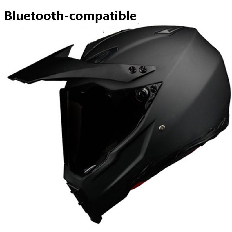 2025 Мотоциклетный Bluetooth DOT BT Динамики Мотокросс Музыкальный Плеер Глянцевый Черный Совместим с Apple Android для Дорожного Кроссового Шлема