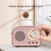 Ретро Мини Bluetooth Динамик DW21 Классический Музыкальный Плеер Звук Стерео Сабвуфер Портативная Декоративная Акустика Домашний Музыкальный Плеер