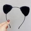 Glitter Cute Cat Ears Headband Kitty Headband Women Girls Kids Sparkly Hair Metal Hoop Shiny Hair Bands Hair Accessories