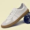 Men Designer Skateboard Casual Shoes Breathable Genuine Leather Mens Shoes Fashion Flats British Outdoor Leisure Walk Sneakers