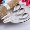 HANYANG 304 Stainless Steel Household Pointed Tail Flat Bottom Spoon Soup Spoon