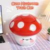 Милое мусорное ведро с крышкой, съемное, для сбора мусора, красное, гриб, настольное, для стола, мусорная корзина, мини, бытовые аксессуары
