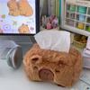 Мультяшная плюшевая коробка с салфетками Capybara, креативный дизайн, милая коробка с салфетками Capybara, украшение для дома для друзей, подарки на день рождения, Рождество