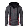 Мужская толстовка с капюшоном на молнии, карманный кардиган, мужская спортивная повседневная толстовка большого размера