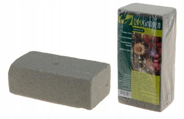 Floral foam sponge gray 20x10 cm