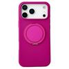 For iPhone 17 Pro Max Case Compatible with MagSafe Rotating Kickstand Silicone PC Phone Back Cover
