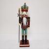 12 Inch Height Wooden Nutcracker Soldier Ornaments Handmade Handpainted Doll Puppet Toy Gift for