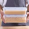 Plastic Bread Storage Box Airtight Food Storage Container Sandwich Bread Keeper with Lid Loaf Bread Container Kitchen Organizer