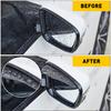 Black Rear View Side Mirror Rain Eyebrow Board Guard Sun Visor Car Accessories