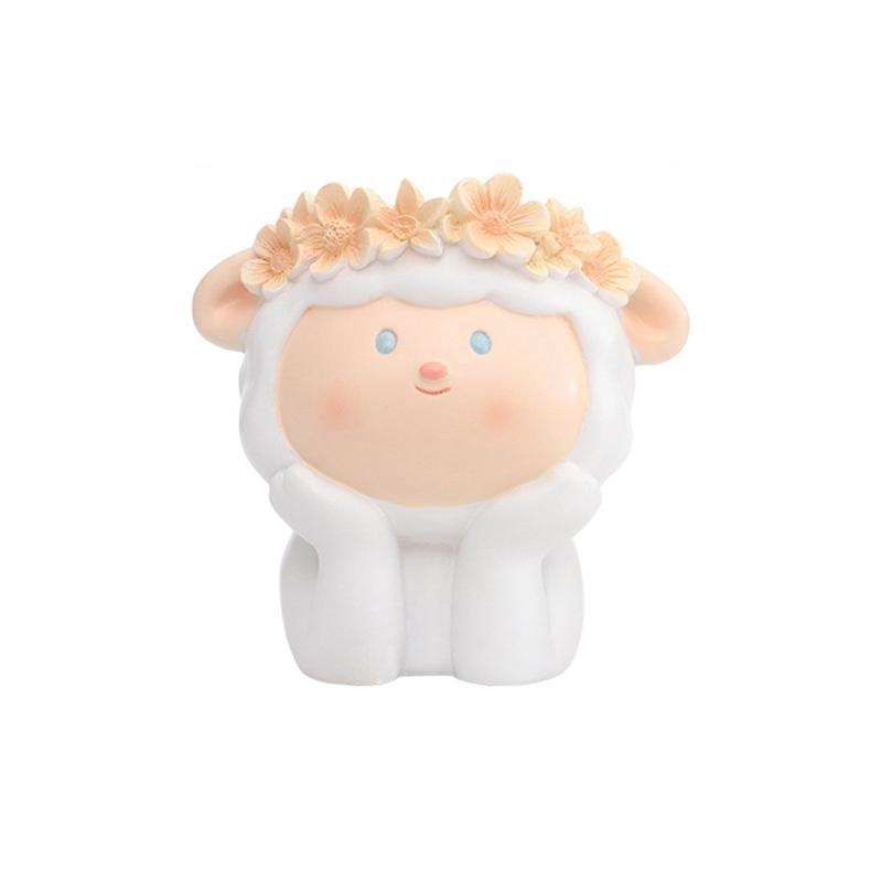 Цветочный горшок в деревенском мультяшном стиле, горшок для суккулентов из смолы, домашний декор, садовый декор, настольное хранилище, горшок для растений бонсай