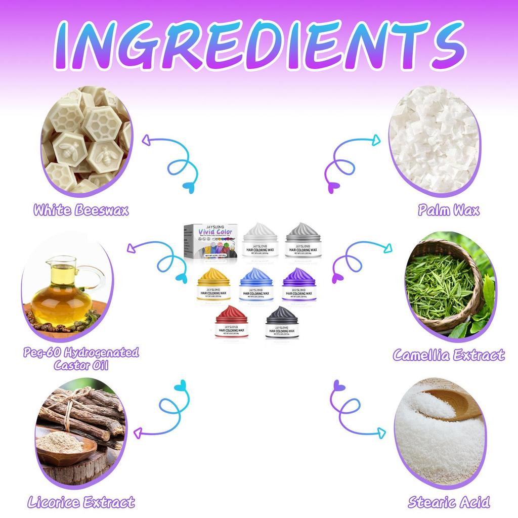 Hair Cream Mild Non-irritating Cover White Hair Easy Color Does Not Hurt Damp Color White Hair Cream