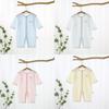 Baby Summer Cotton Romper With Long Sleeves For Newborns And Infants